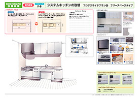 菊池市のリフォーム専門店 伸栄株式会社のキッチンリフォームプラン No.06