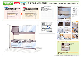 菊池市のリフォーム専門店 伸栄株式会社のキッチンリフォームプラン No.15